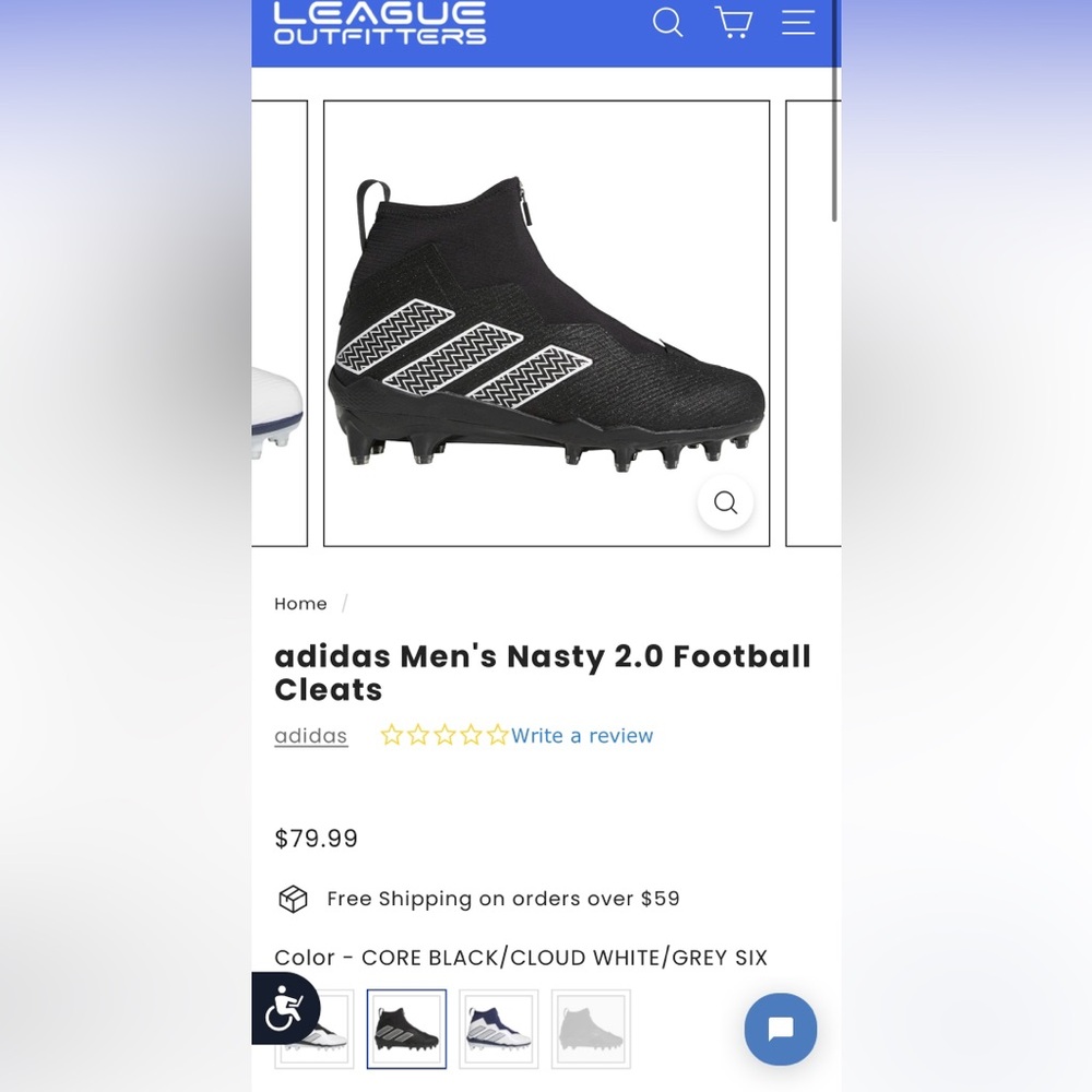 Men’s football cleats